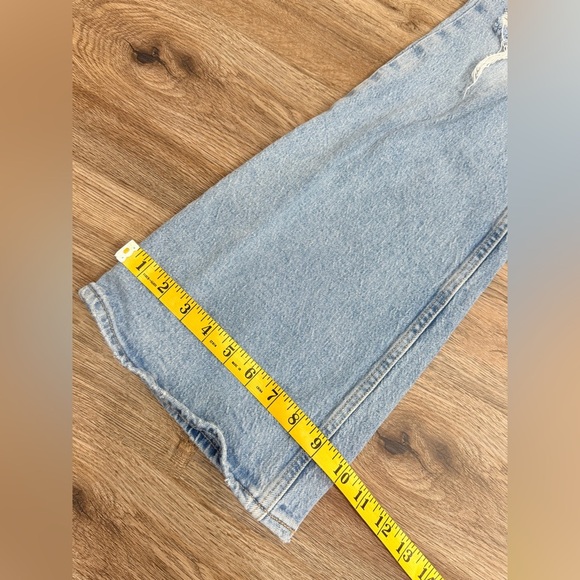 Levis 70s High Flare Jeans Womens 25 Distressed Denim Flared Leg Vintage Light - Picture 11 of 11